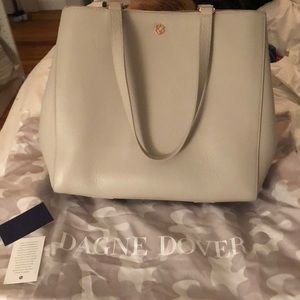 Dagne Dover bone leather Allyn Tote size LG
